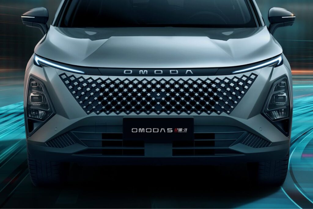 OMODA5 - Diseñado para seducir - Parrilla frontal con diseño en X